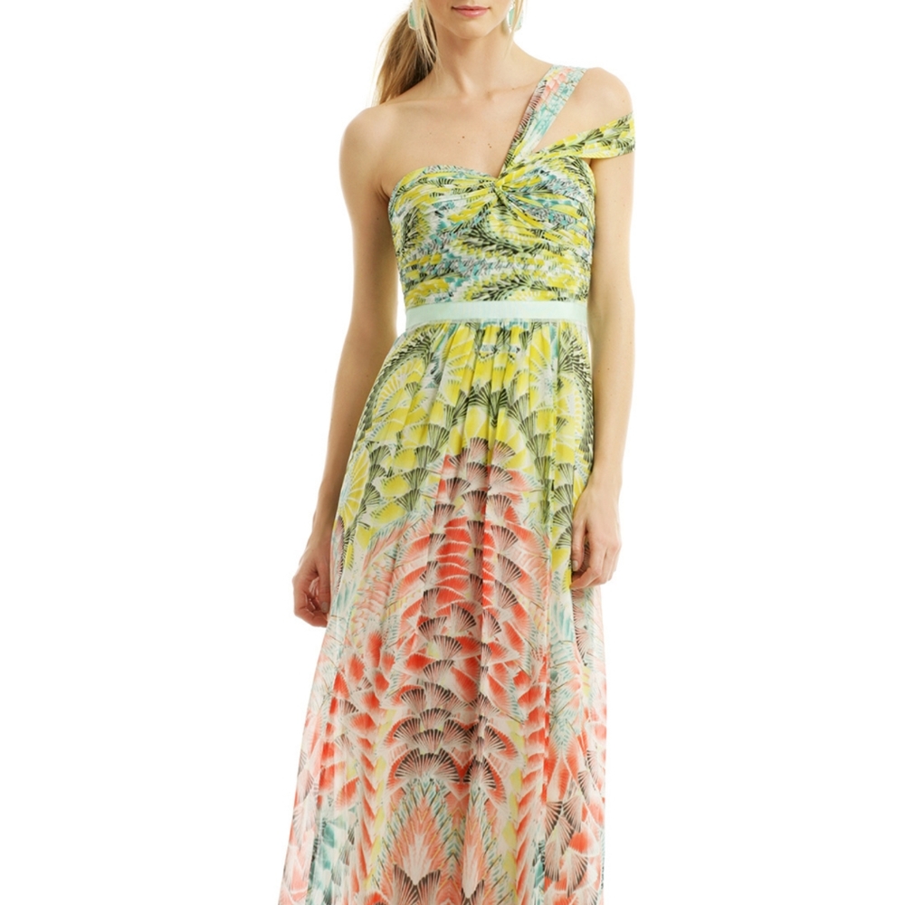 BCBG Dress | graduation garden party semi formal wedding